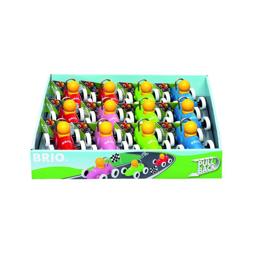 BRIO Rennwagen mit Rückziehmotor