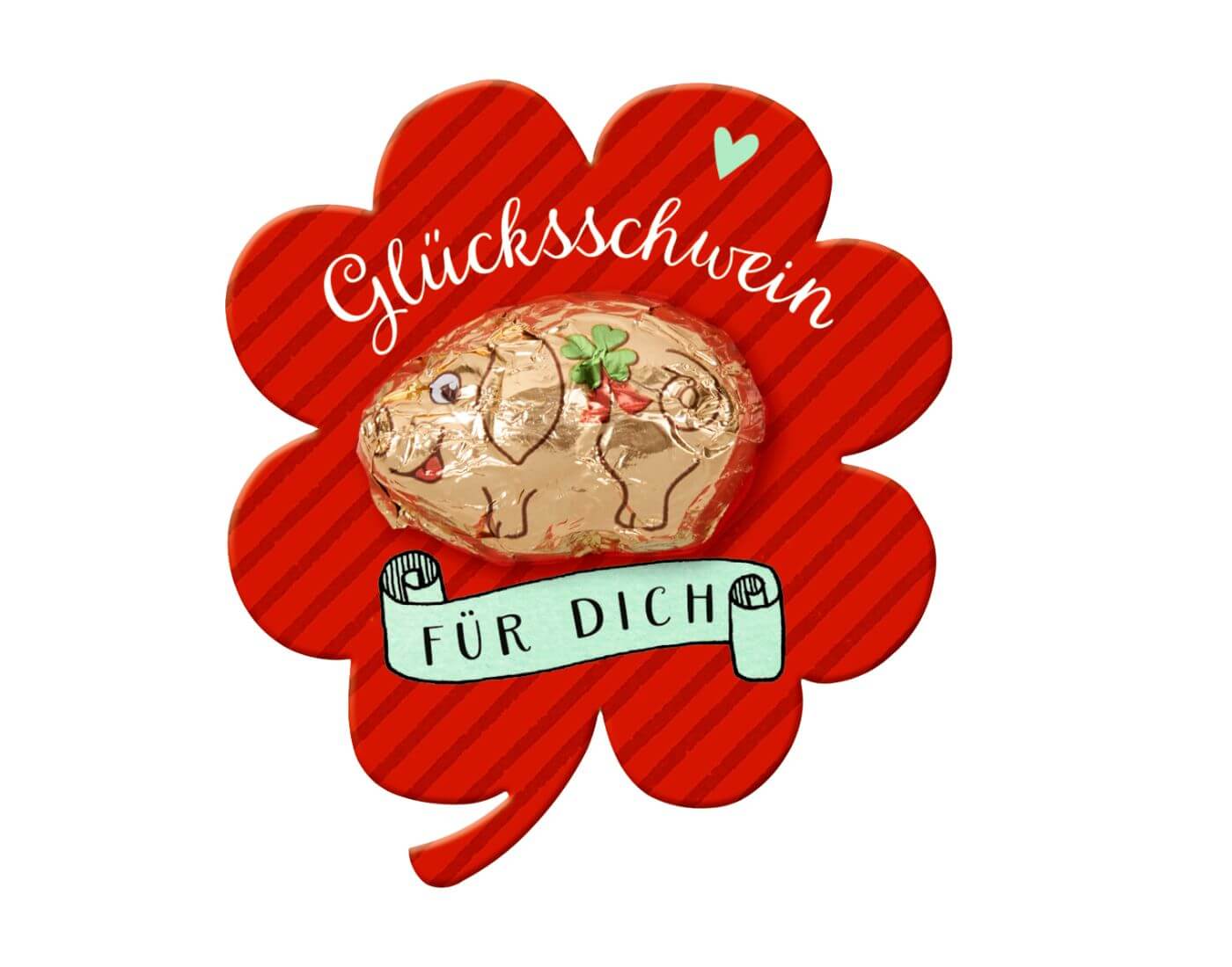 Schoko-Glücksschwein - Viel Glück