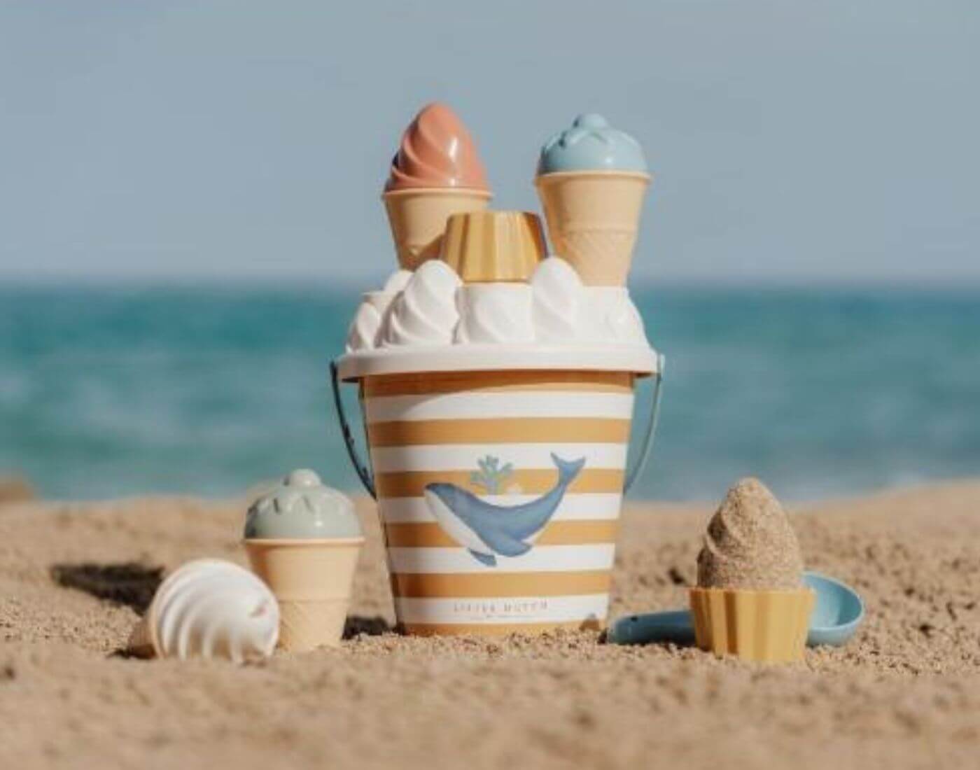 Eimer-​Set Eiscreme Ocean Dreams Blau