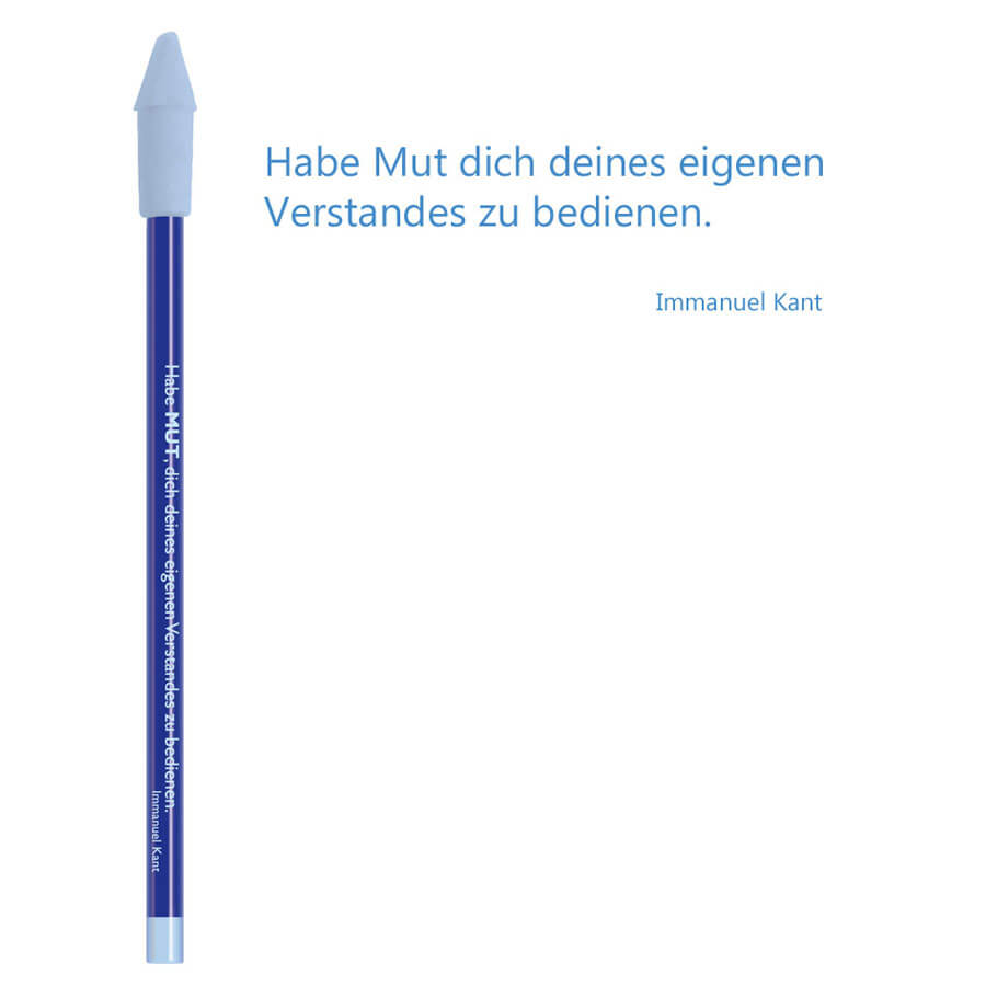 20169849YnAX3AxKHqFf-1 Bleistift blau Kant