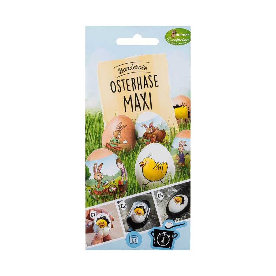 Eierbanderole Osterhase Maxi