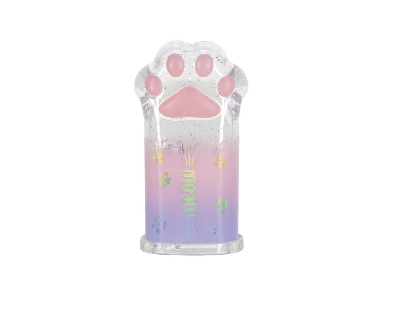Anspitzer mit Glitter-Behälter - Meow