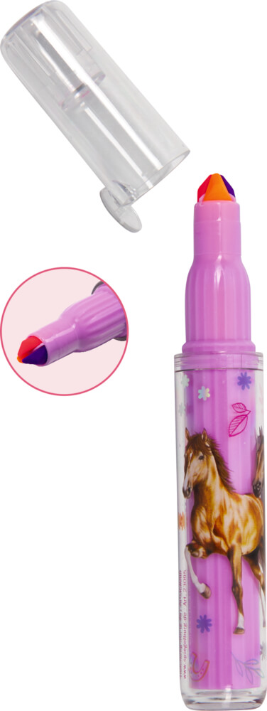 3 in 1 Textmarker - Pferdefreunde