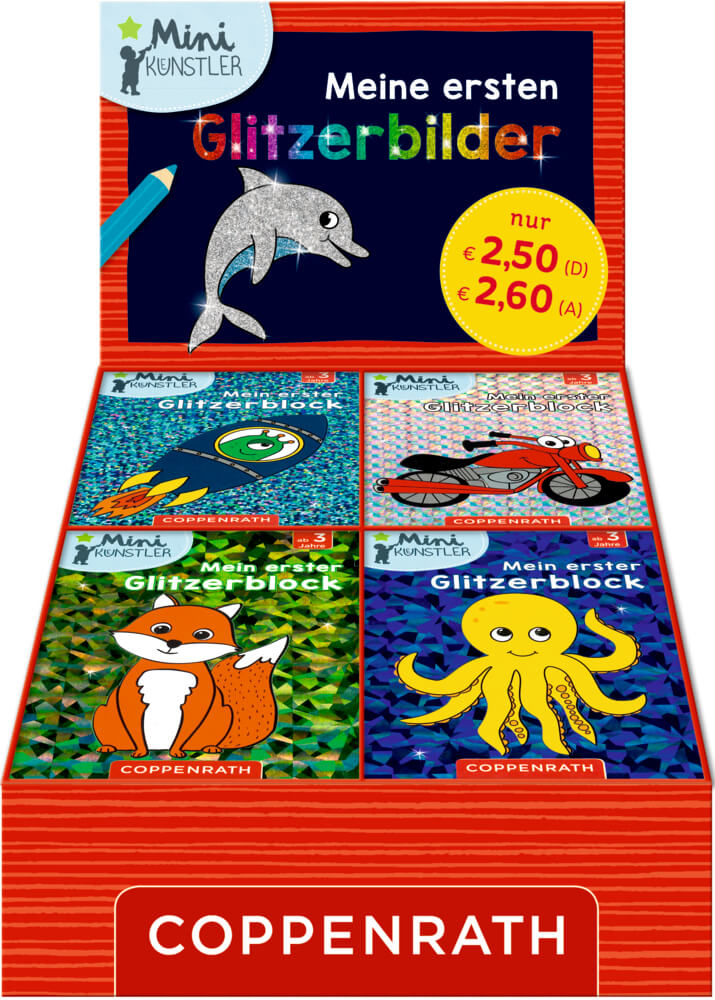 Meine ersten Glitzerbilder (einzeln) (Mini-Künstler)
