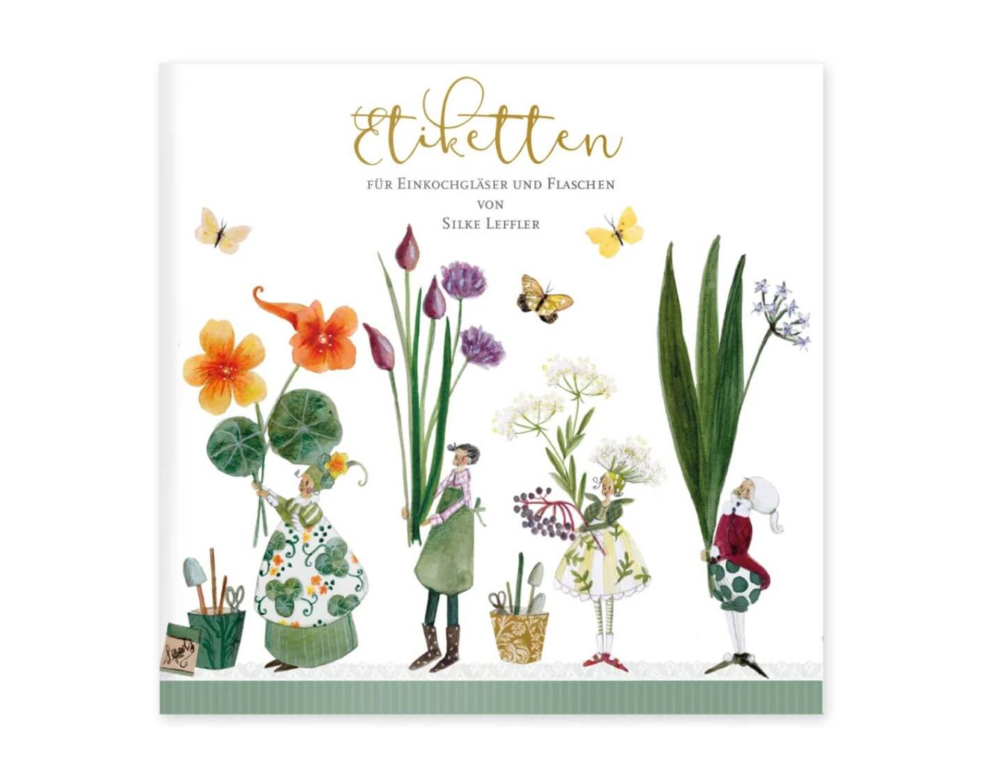 Aufkleberbuch Kräutergarten
