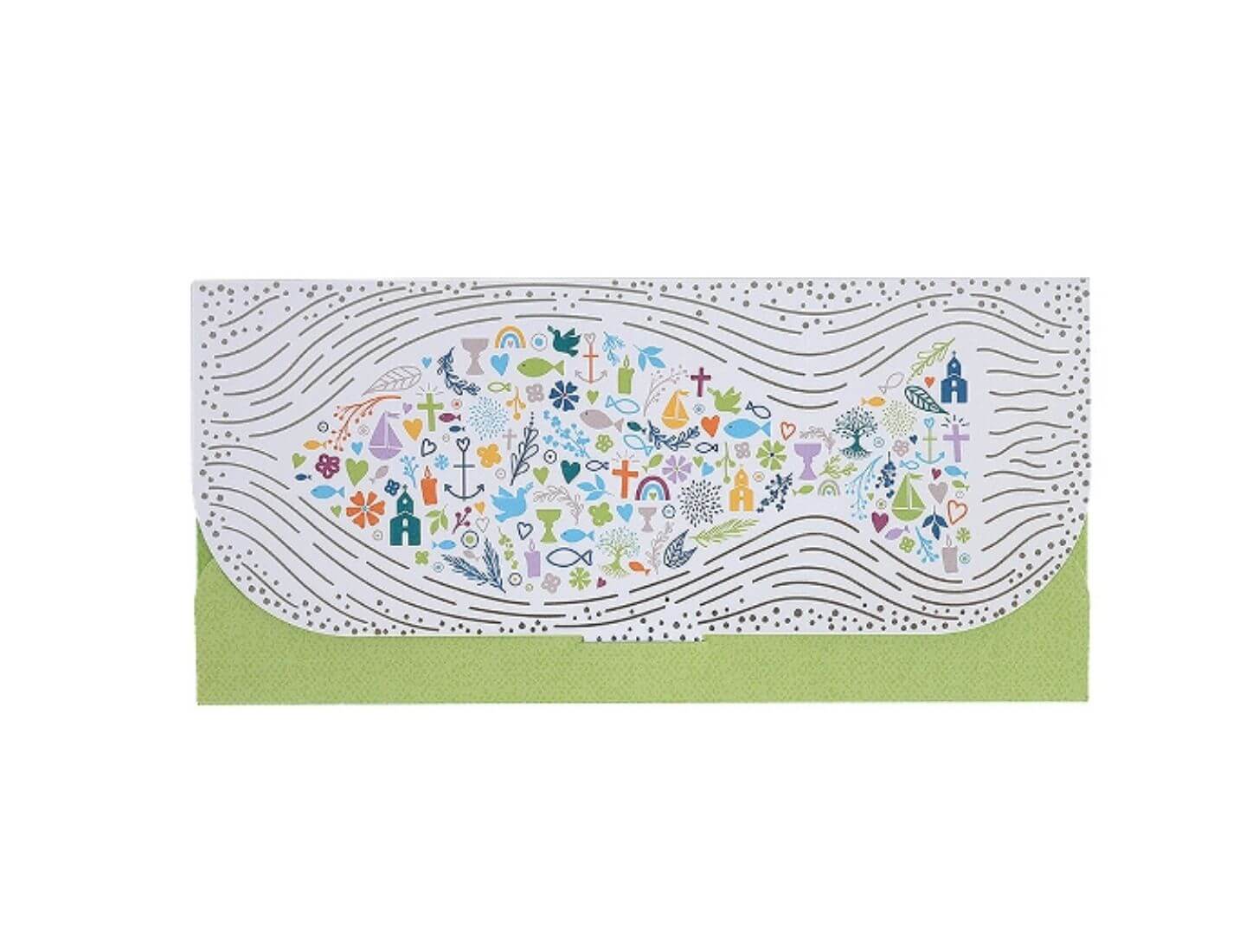 Geschenkumschlag Fisch