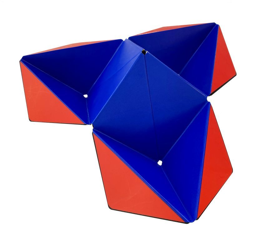 GeoBender® Würfel - PRIMARY-2 - Geometrischer Magnetwürfel