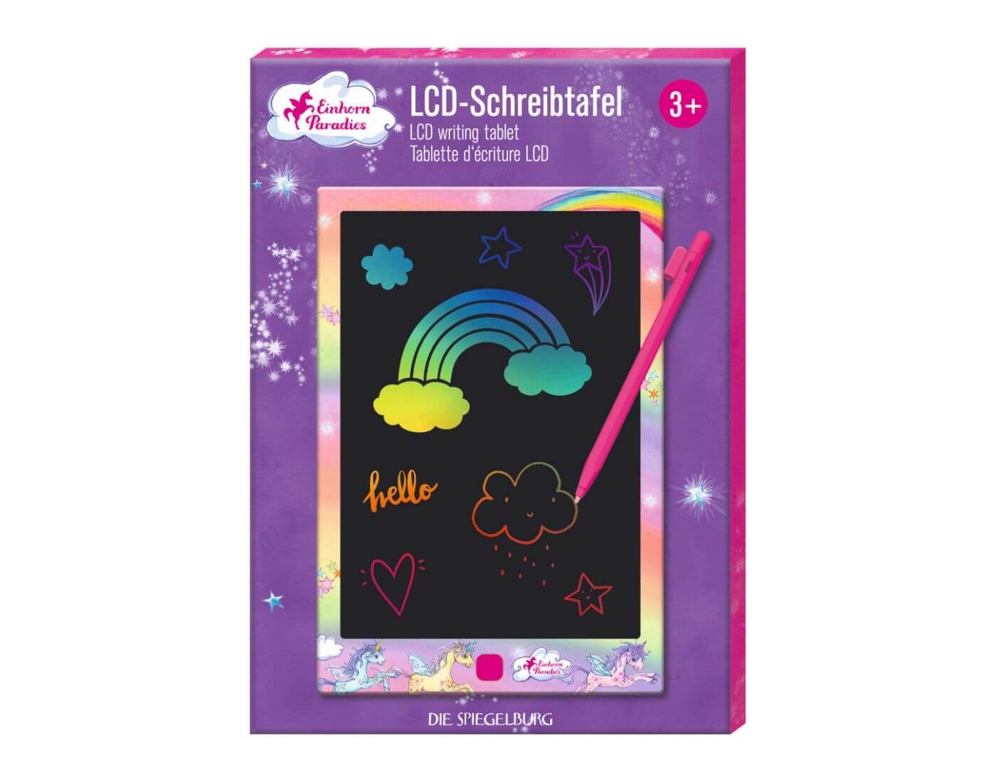 LCD-Schreibtafel - Einhorn-Paradies