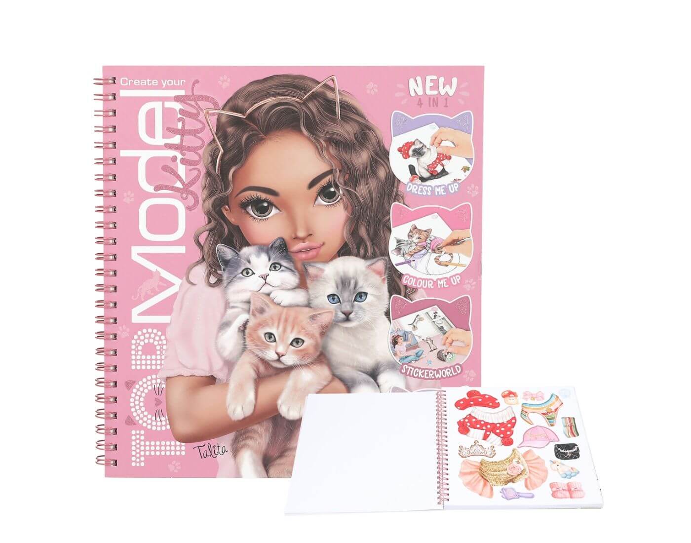 Create your TOPModel Kitty Malbuch