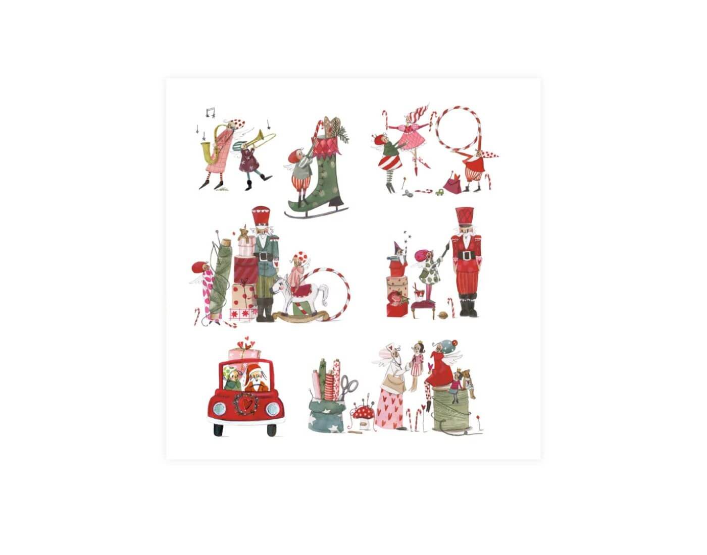 Aufkleberbuch Weihnachtswerkstatt