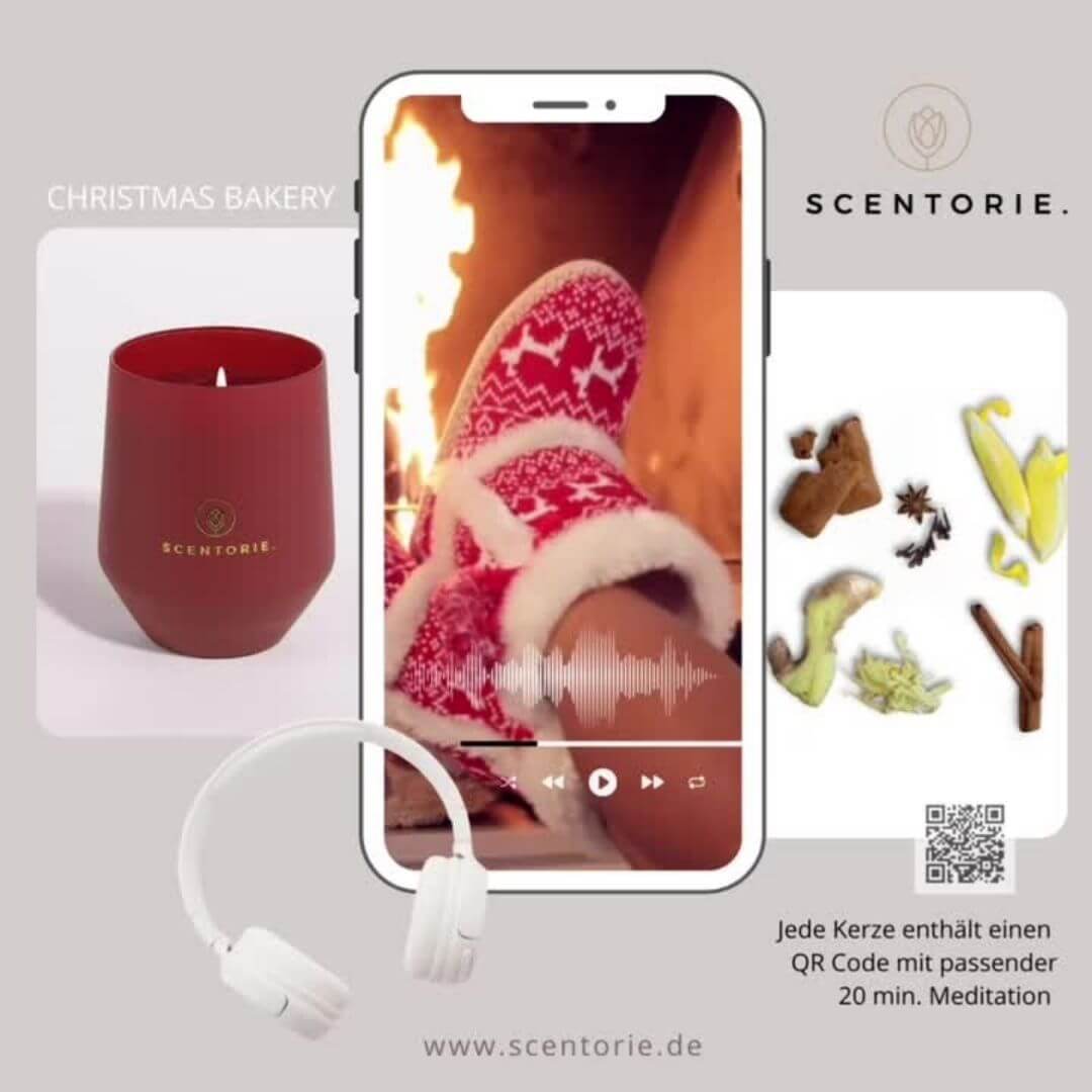 CHRISTMAS BAKERY (110g Duftkerze mit Holzdocht)