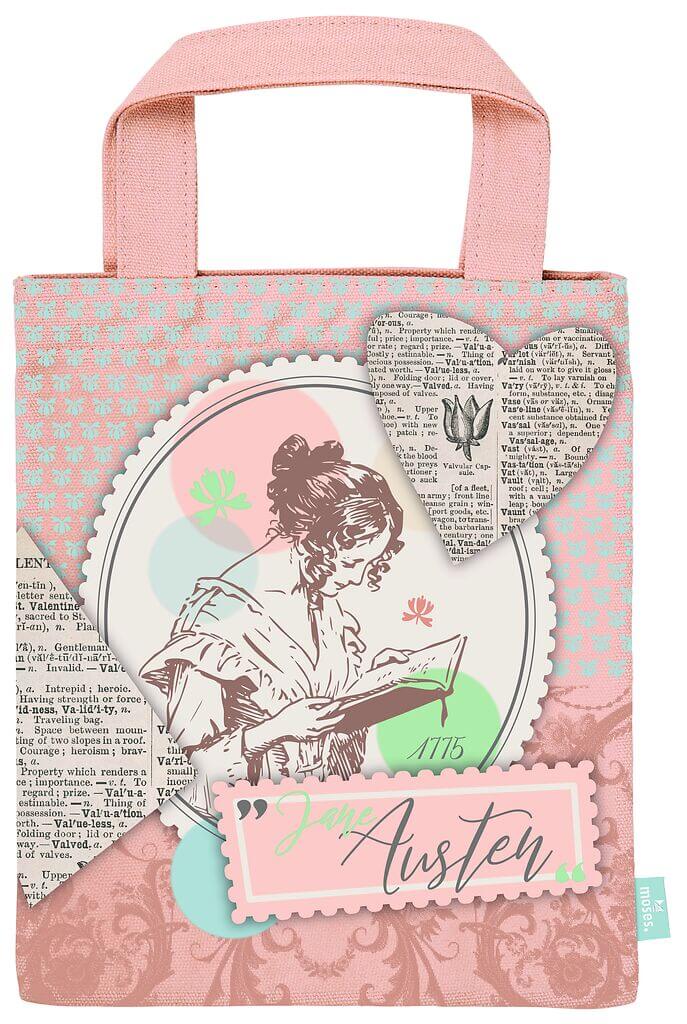 moses. libri_x Büchertasche Jane Austen Vintage moses. libri_x Büchertasche Jane Austen Vintage