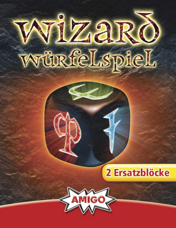 Wizard Würfelspiel Ersatzblöcke (2 Stk)
