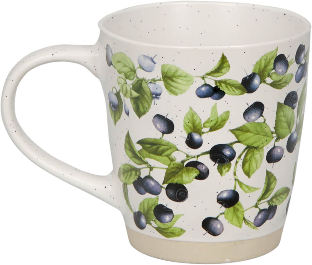 Porzellan-Tasse (Heidelbeere) Cottage Garden - M. Bastin