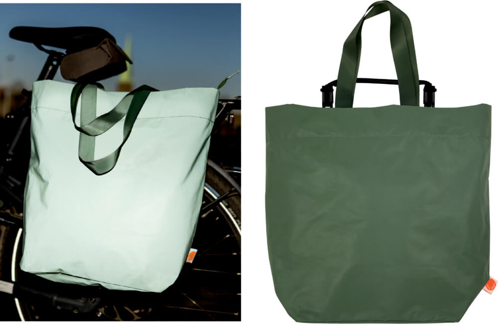 Faltbare Fahrradtasche Grün - shine bright Faltbare Fahrradtasche Grün - shine bright