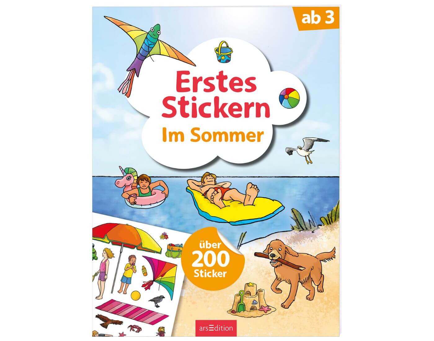 Erstes Stickern – Im Sommer Erstes Stickern – Im Sommer