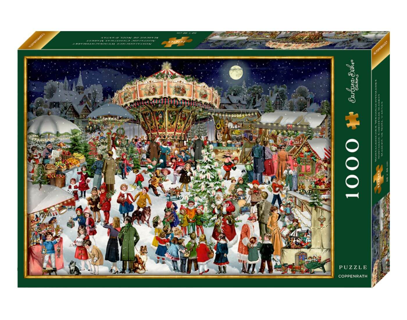 Puzzle: Nostalgischer Weihnachtsmarkt - B. Behr (1000 T.) Puzzle: Nostalgischer Weihnachtsmarkt - B. Behr (1000 T.)