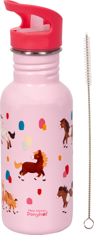 Edelstahlflasche - Mein kleiner Ponyhof (ca. 0,5 l)