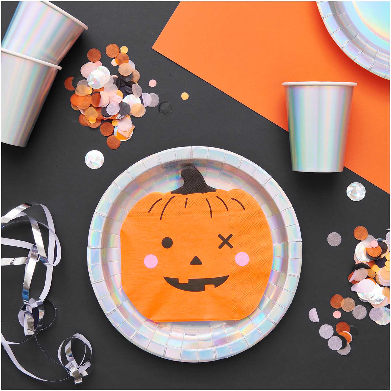 YEY! Let's Party Servietten Kürbis - 20 Stück