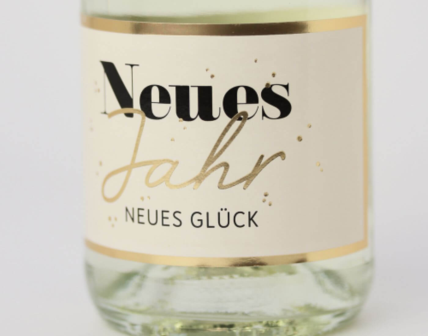 Beerenperlwein-Flasche 0,2l Weihnachten Neues Jahr