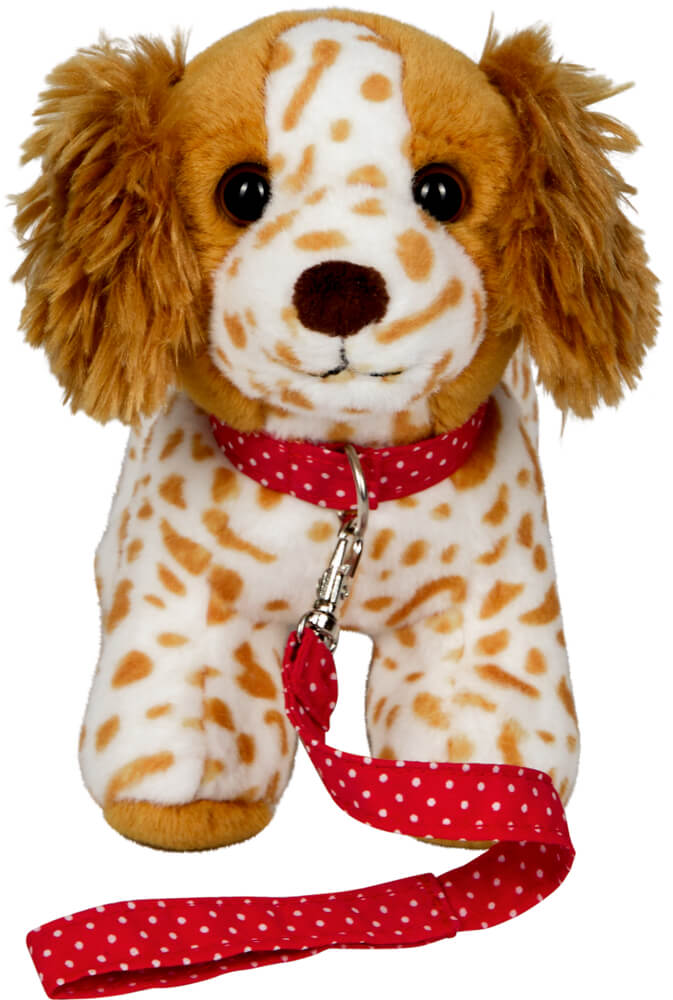 Welpe Frieda mit Leine - Lustige Tierparade