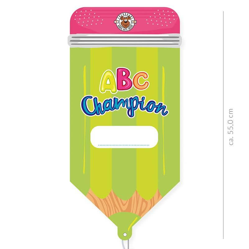 959713_f-1 ABC CHAMPIONS Follienballon, 2-fach sortiert (einzeln)