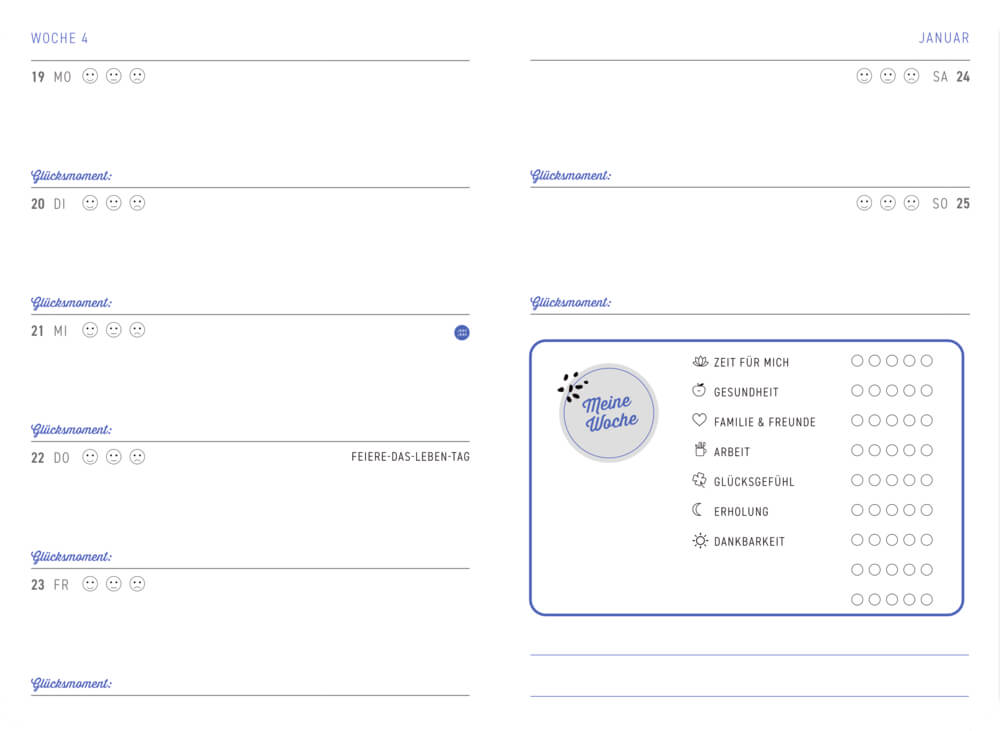 Großer Wochenkalender: GlücksKalender 2026 Vögel (B.Behr) Großer Wochenkalender: GlücksKalender 2026 Vögel (B.Behr)
