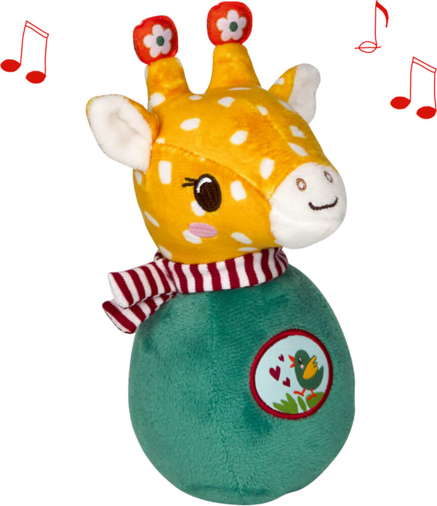 Steh-auf-Giraffe mit Glockenspiel - BabyGlück