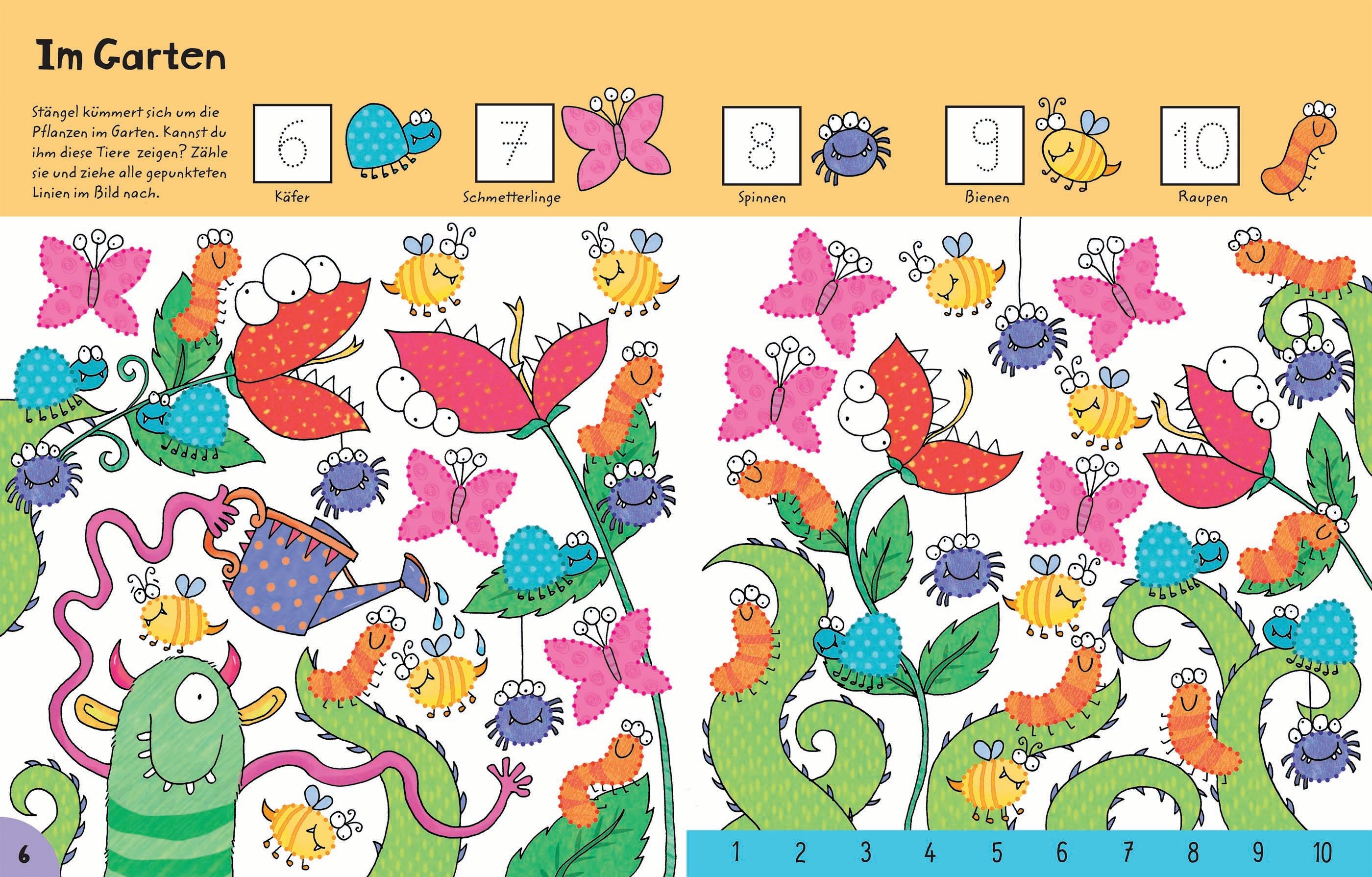 Mein Wisch-und-weg-Buch: Erste Zahlen schreiben