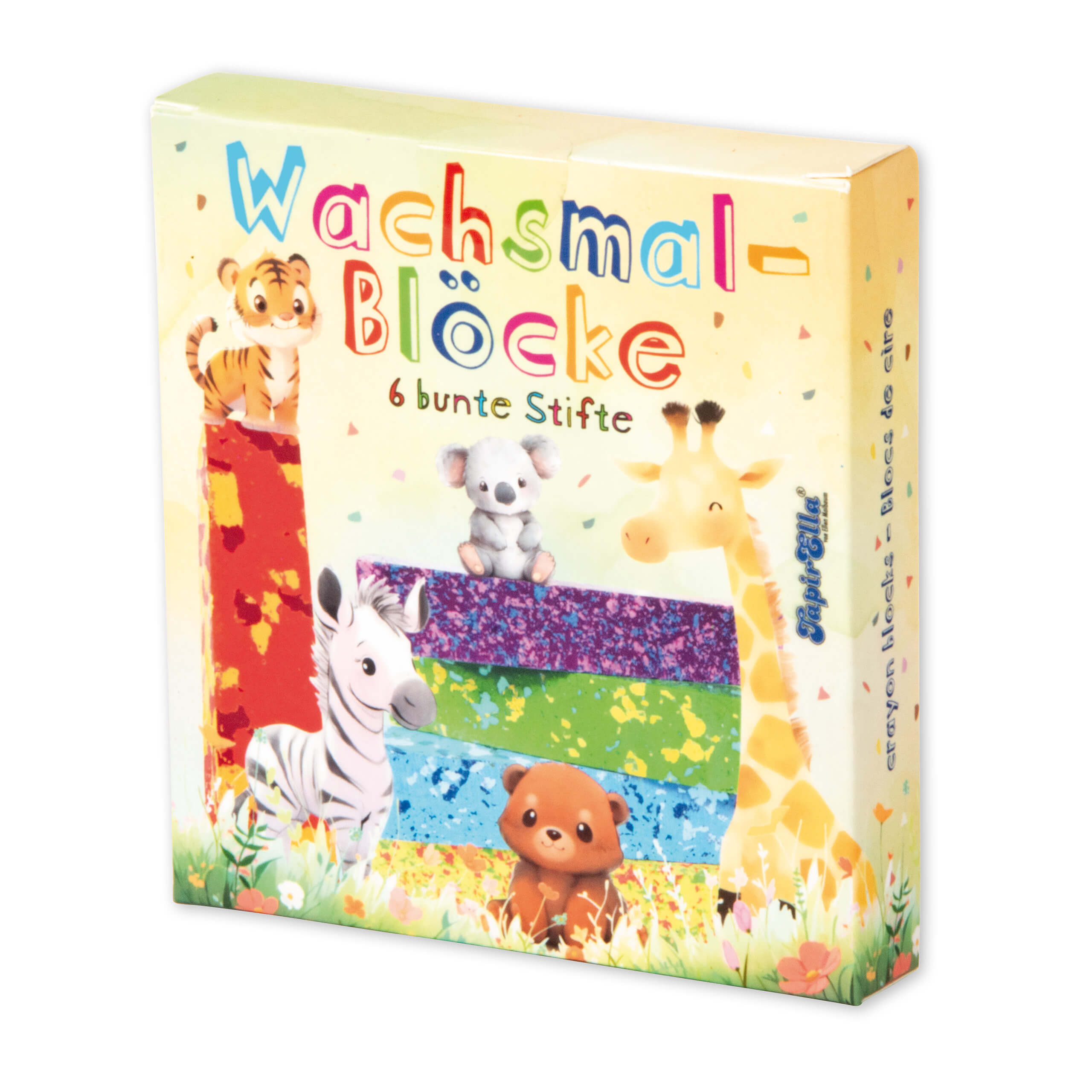 40406_01 Wachsmal-Blöcke Wildtiere