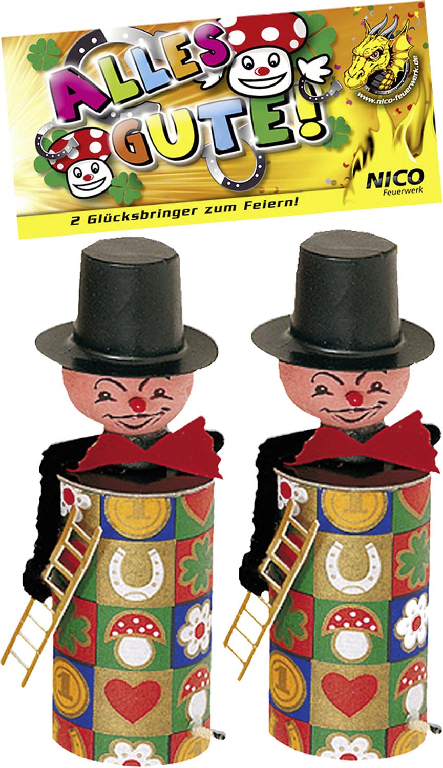 56034 Tischfeuerwerk 'Alles Gute' 2er-Beutel