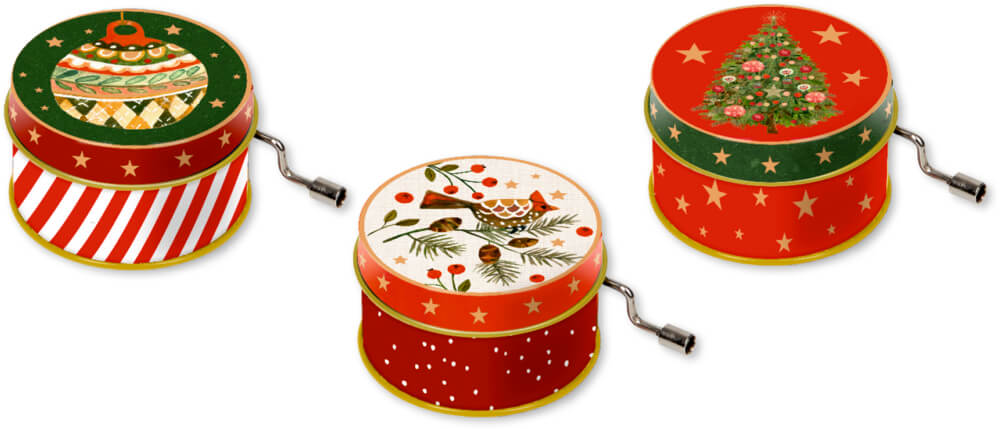 4029753220899 Kleine Metall-Spieluhr - Festliche Weihnachten (einzeln)