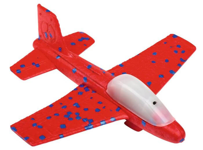 Kleiner Leuchtflieger mit LED - verschiedene Farben