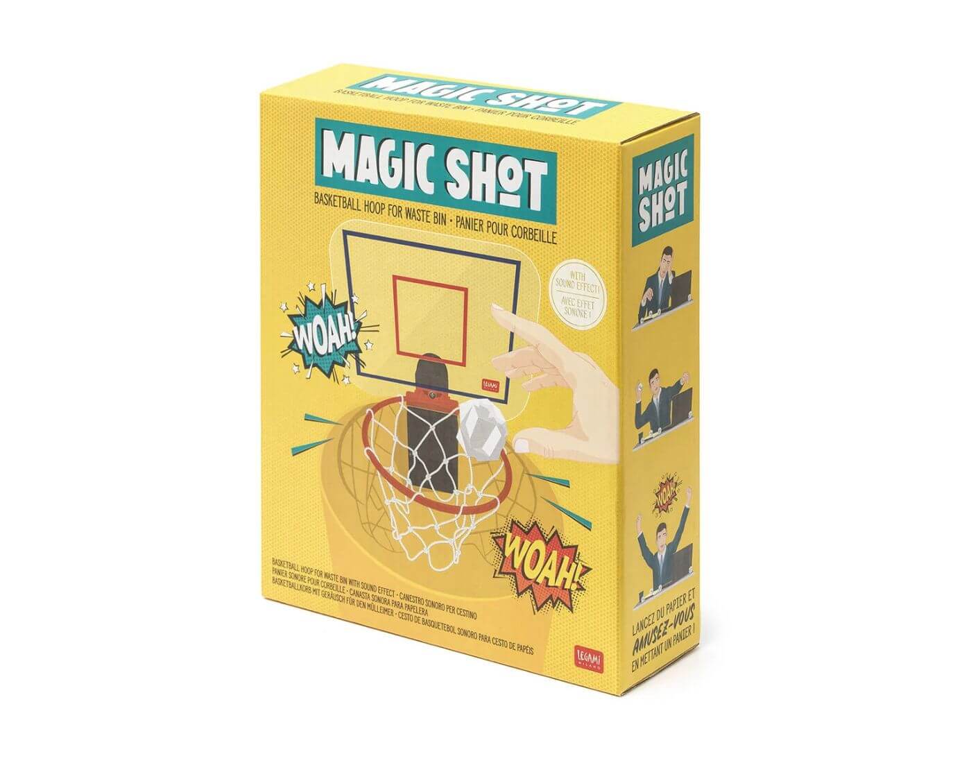Basketballkorb mit Sound für Abfallbehälter - Magic Shot