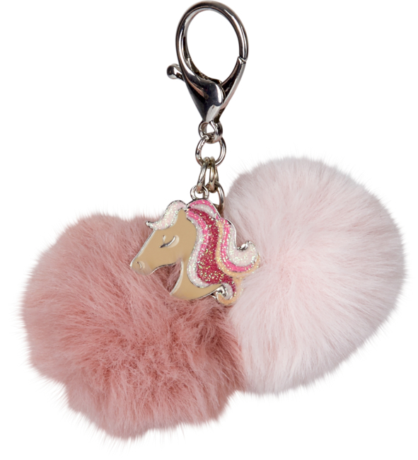 Schlüsselanhänger Pompom - Pferdefreunde (einzeln)