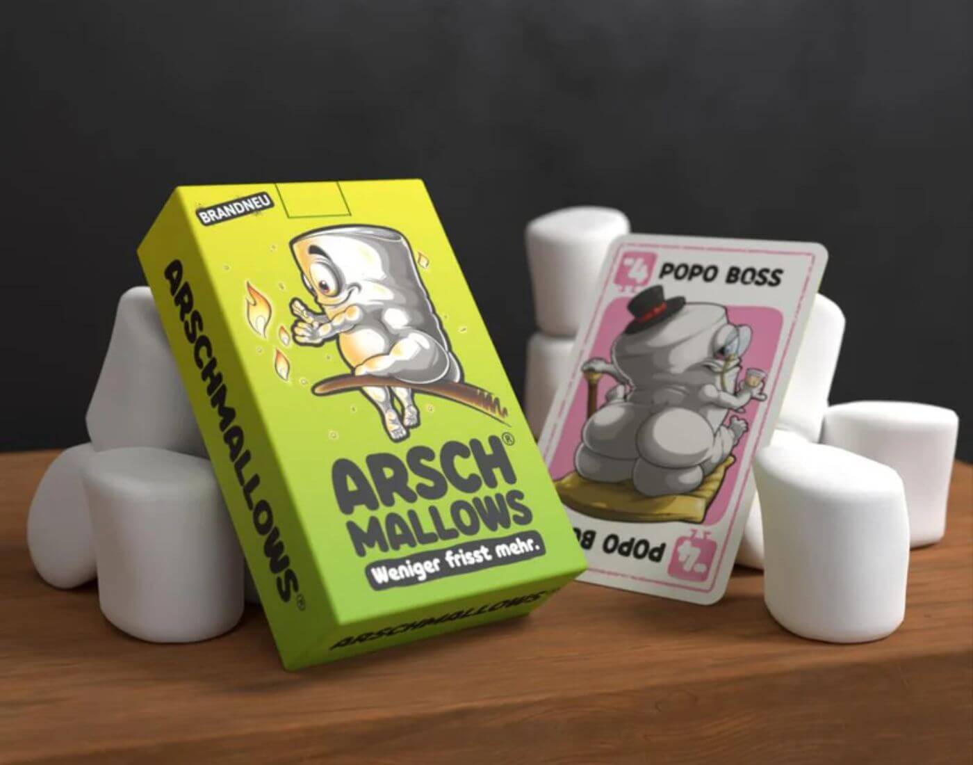 ARSCHMALLOWS® – Weniger frisst mehr.