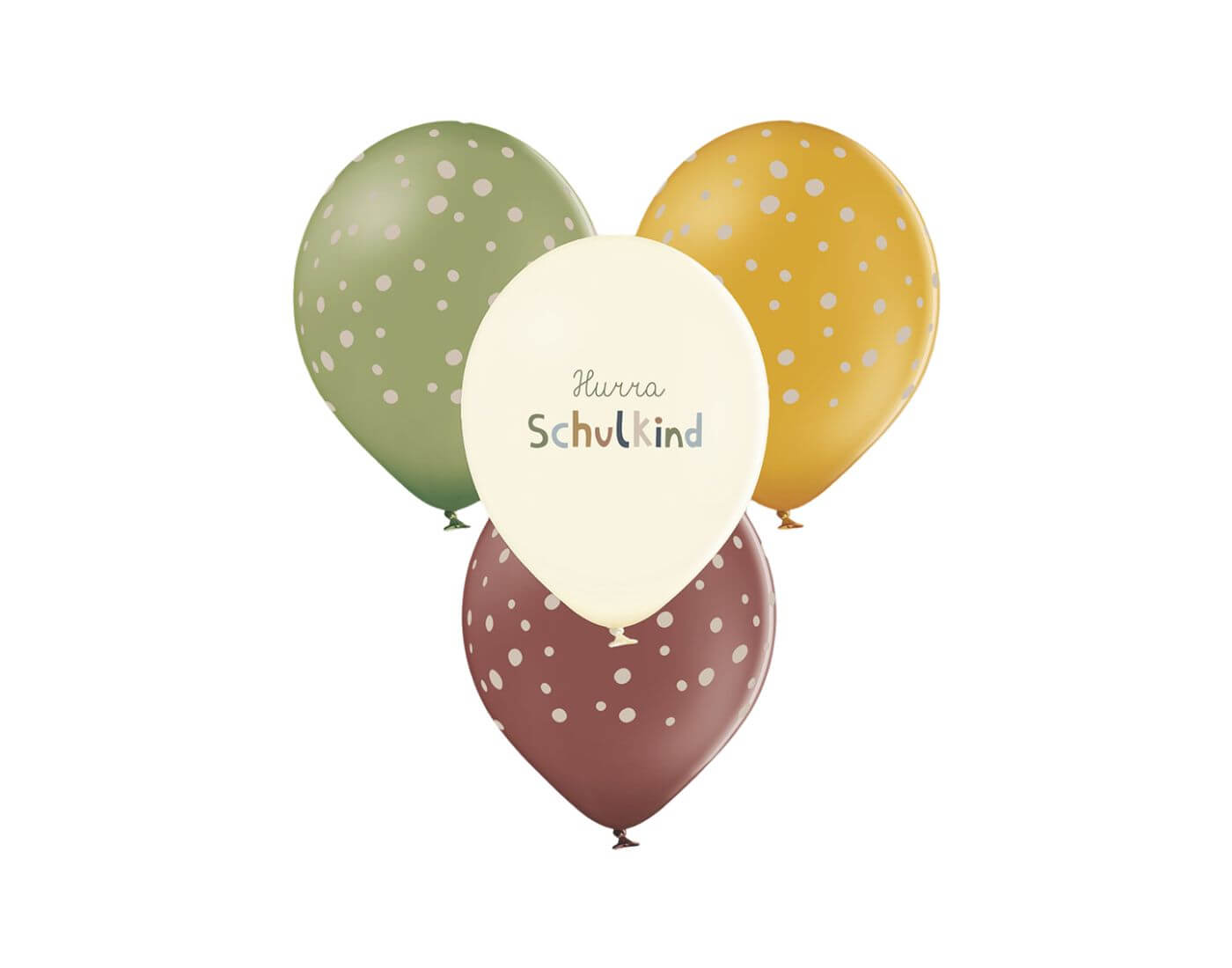 Luftballons Schulkind (Serie Nature Kids) aus 100% Naturkautschuk