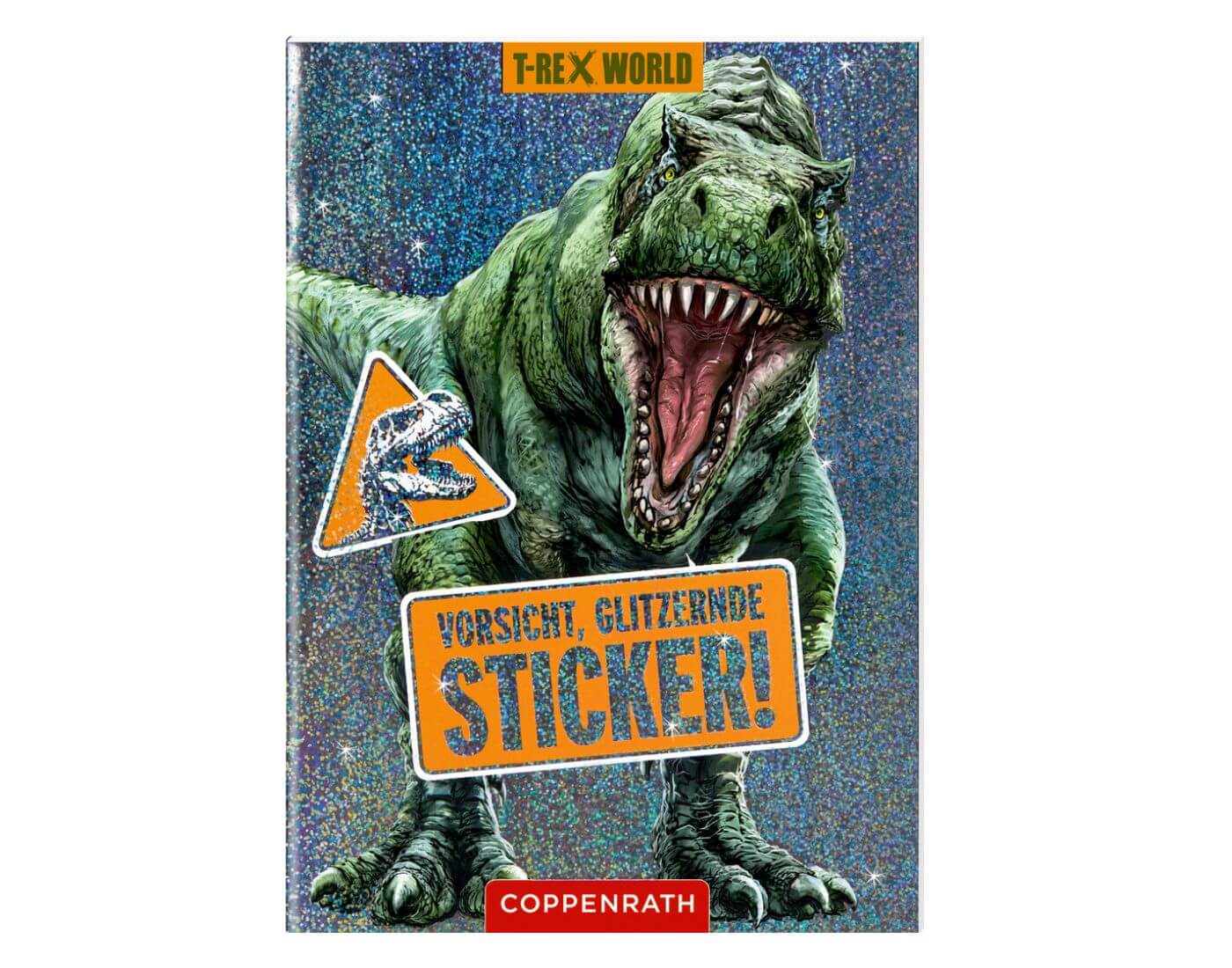 Vorsicht, glitzernde Sticker! (T-Rex World)