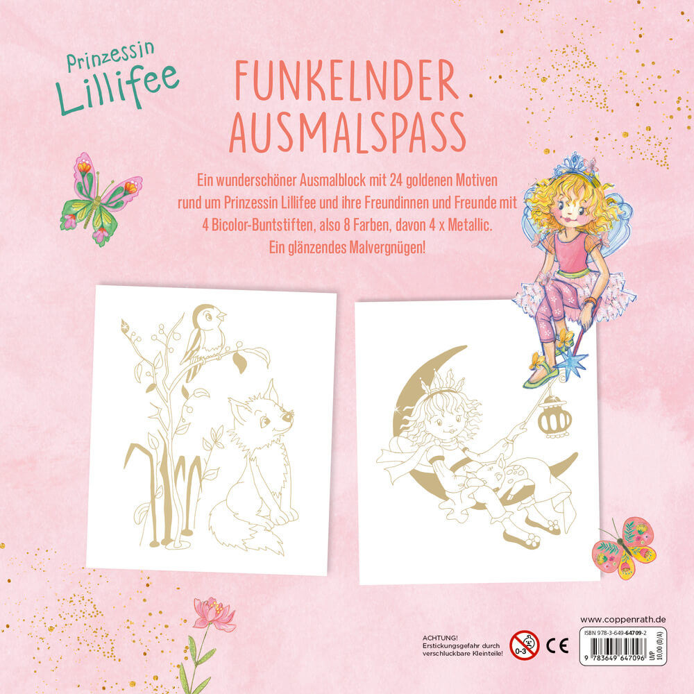 Malblock: Metallic-Malen - Prinzessin Lillifee Malblock: Metallic-Malen - Prinzessin Lillifee