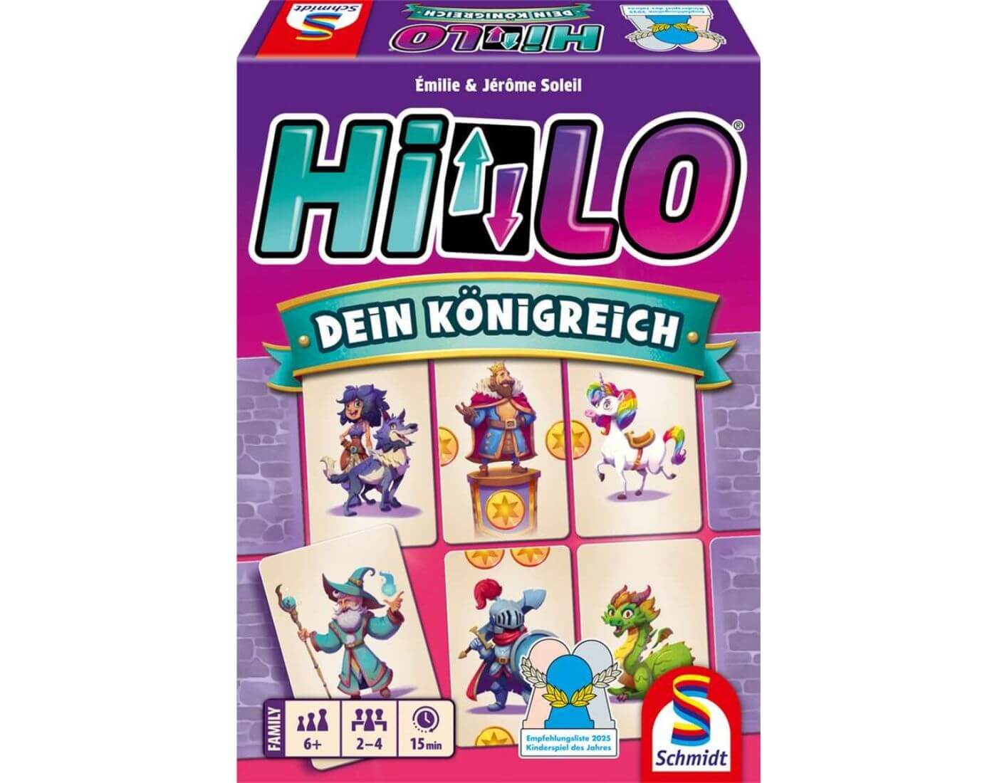HiLo® – Dein Königreich (Empfehlungsliste Kinderspiel des Jahres 2025) 