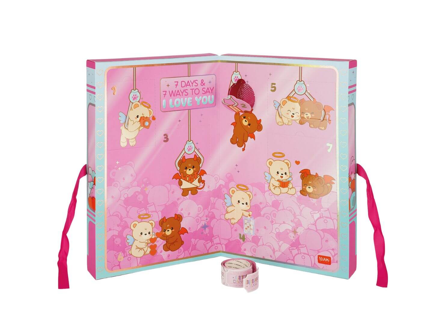 Box mit 7 Überraschungen - 7 Days & 7 Ways to Say I Love You
