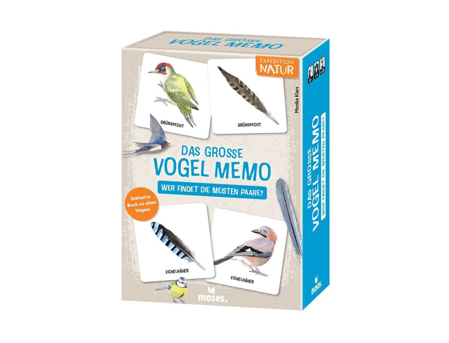 Das große Vogel Memo - Wer findet die meisten Paare?
