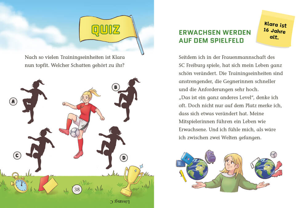 Sportstars erzählen (Leseanfänger, Band 2) - Mein Weg zur Fußball-Nationalspielerin