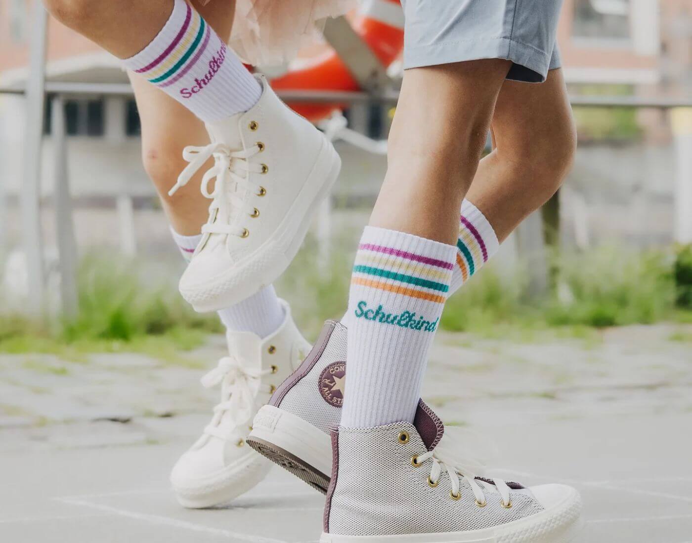 Socken - Schulkind | plume/rosa Größe 35-38