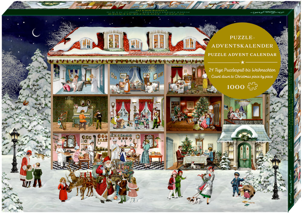 Unser wunderbares Weihnachtshaus, Puzzle-Adventskalender (Behr)