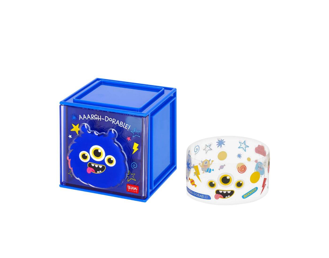 Erweiterbare Schreibtischbox - Cutie Cube Monster