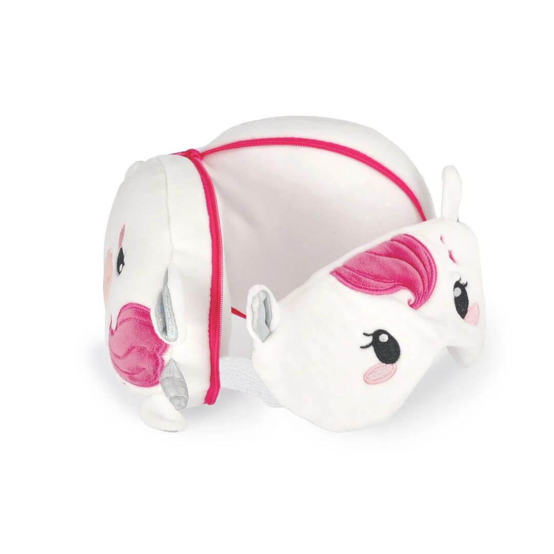 Schlafmasken-UNICORN-3-1 Reisekissen mit Schlafmaske - UNICORN Einhorn