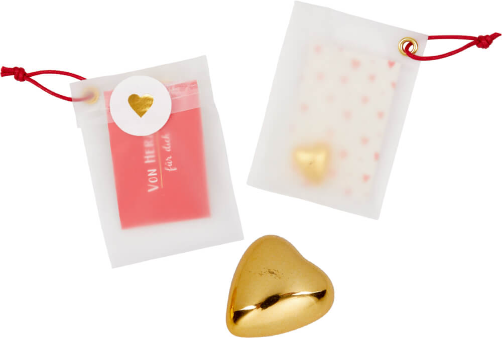 Kleiner Glücksbringer - Viel Glück, sort.