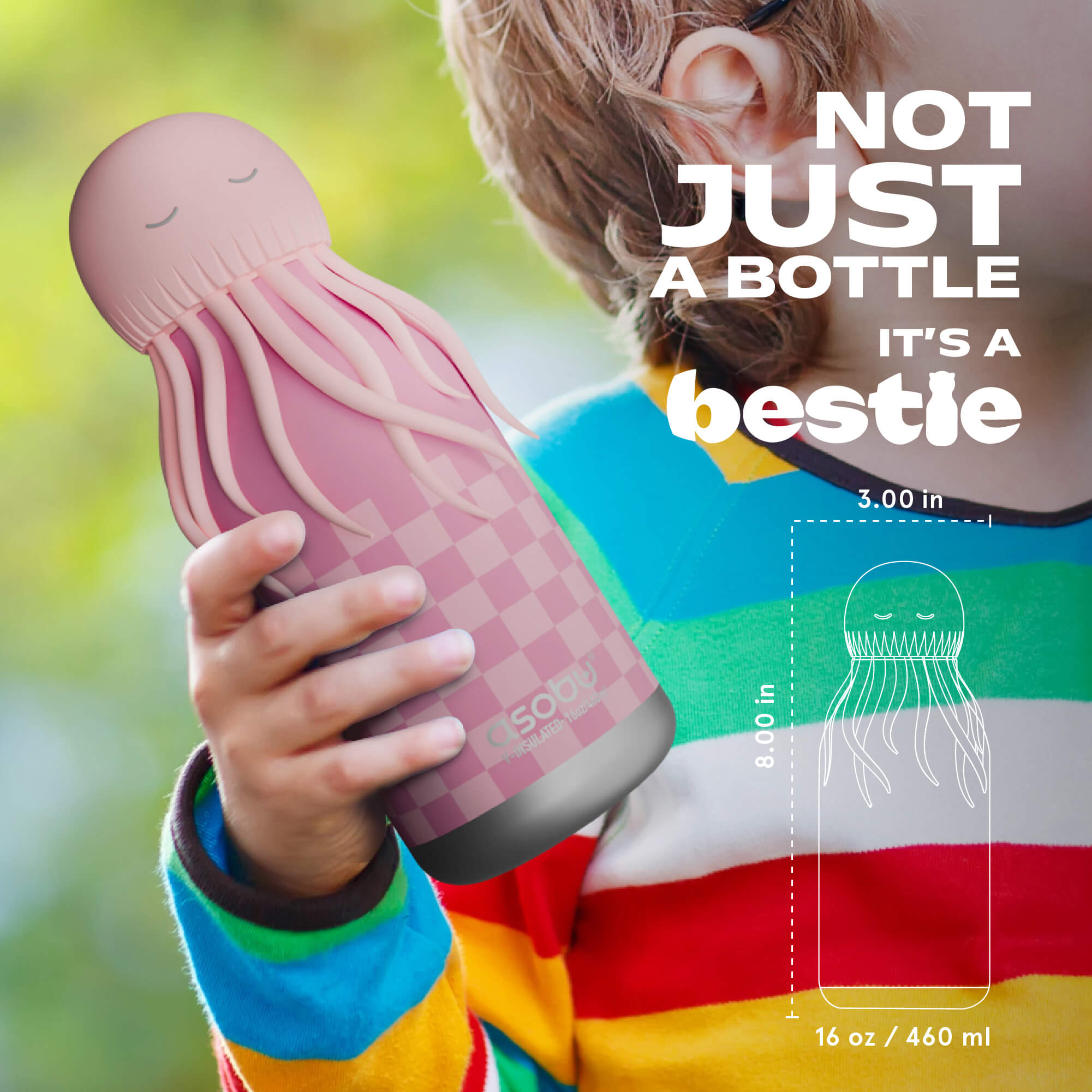 Bestie Trinkflasche Qualle