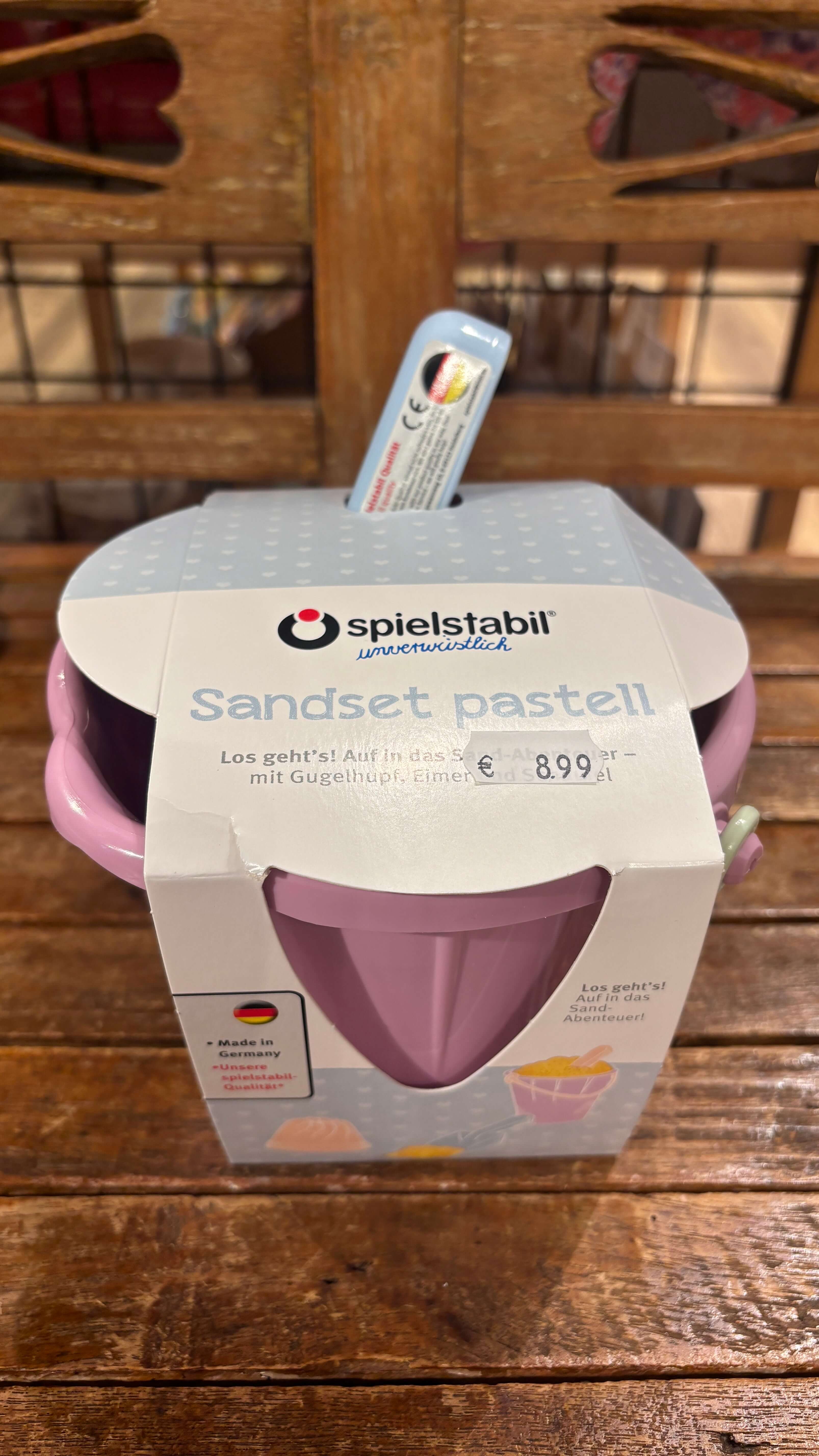 Sand-Set pastell 3teilig (versch. Farben)